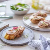 Hiter zajtrk na polnozrnatem kruhu ali toastu